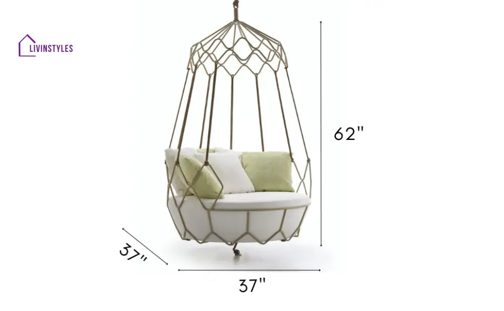 Flavio Single Seater Hanging Swing Without Stand For Balcony Garden Swing - Swings