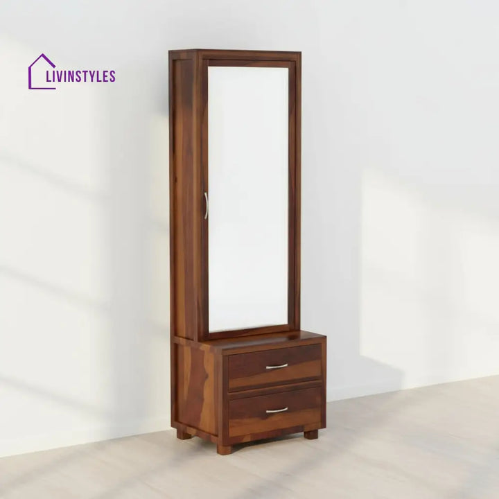 Florencia Sheesham Wood dressing table with storage