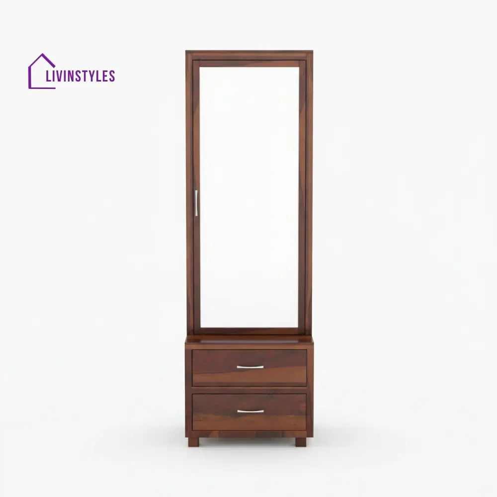 Florencia Sheesham Wood dressing table with storage HONEY