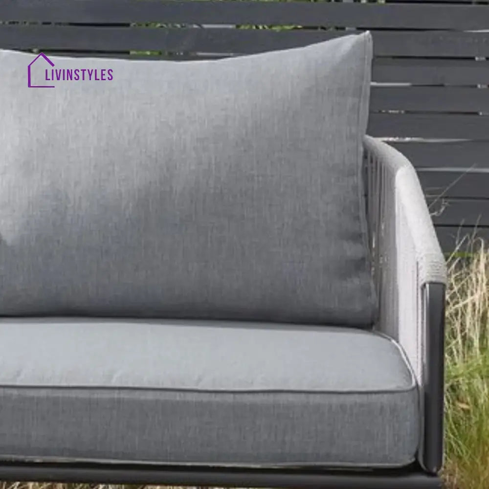 Fozia Outdoor Rope L-Shaped Conversation Sofa Set - Sofa Set