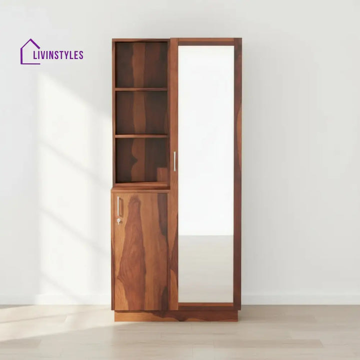 Francisca Sheesham Wood dressing table with storage HONEY