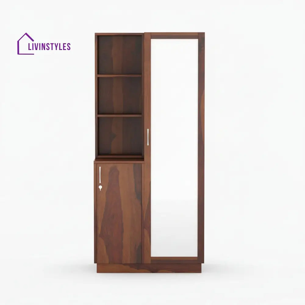 Francisca Sheesham Wood dressing table with storage WALNUT