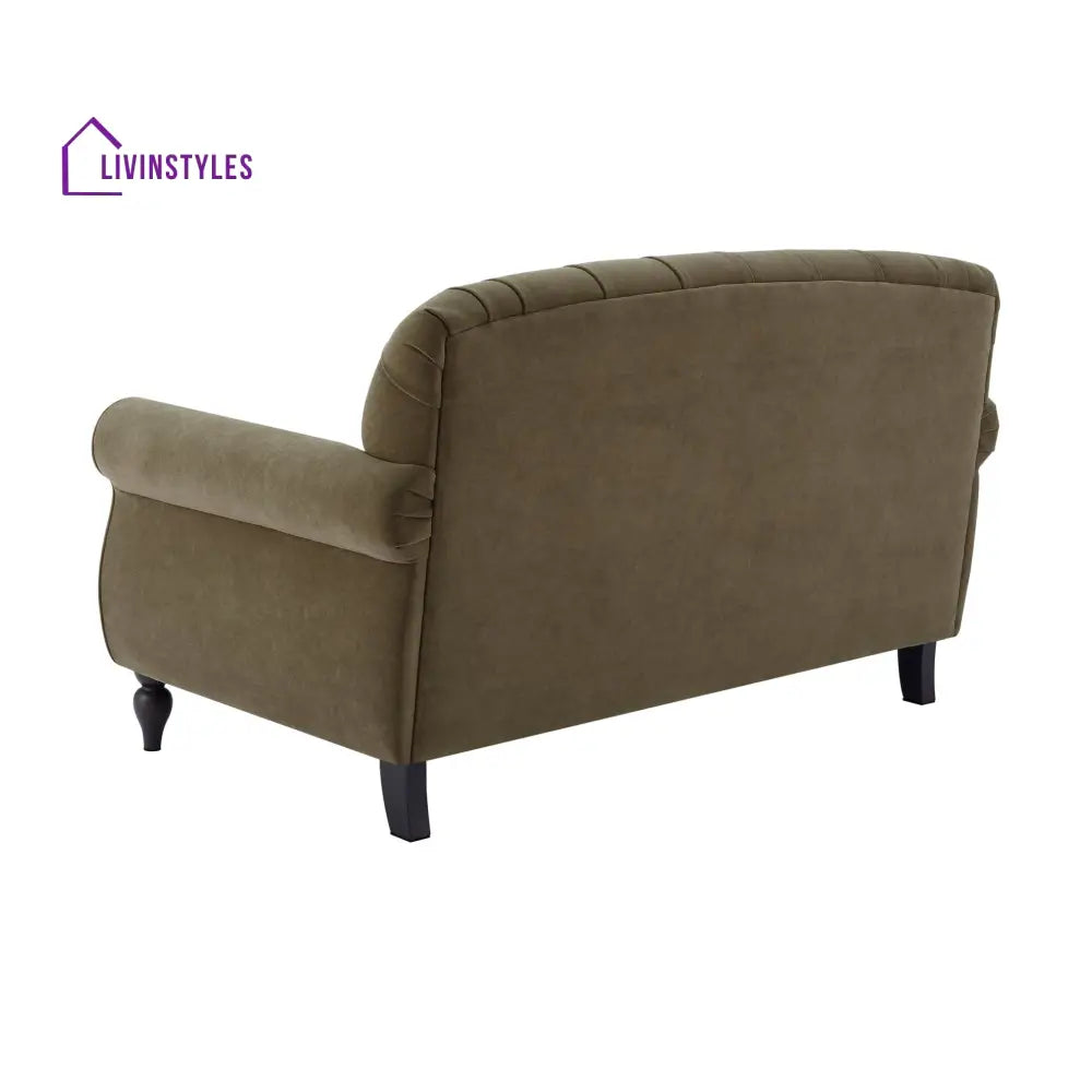 Francisco 2 Seater Sofa - Olive Green - Sofas