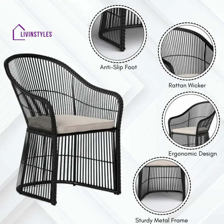Freya 3-Piece Outdoor Rattan Wicker Patio Set - Patio Set
