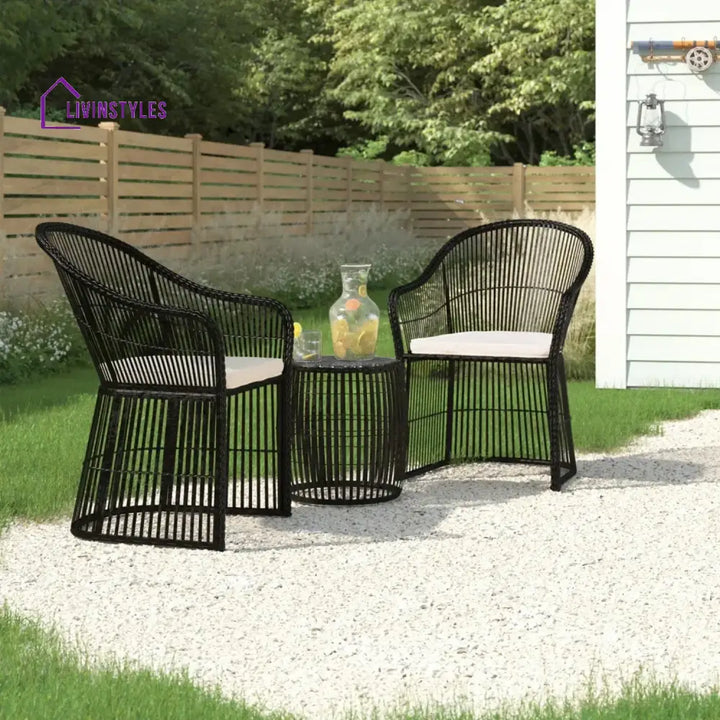 Freya 3-Piece Outdoor Rattan Wicker Patio Set - Patio Set
