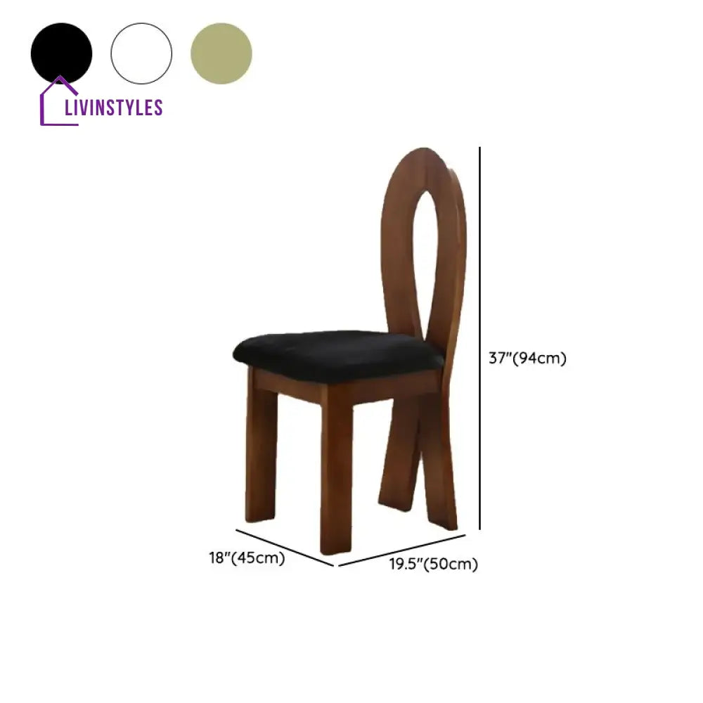 Freya Wooden Dining Chair | Sheesham Wood