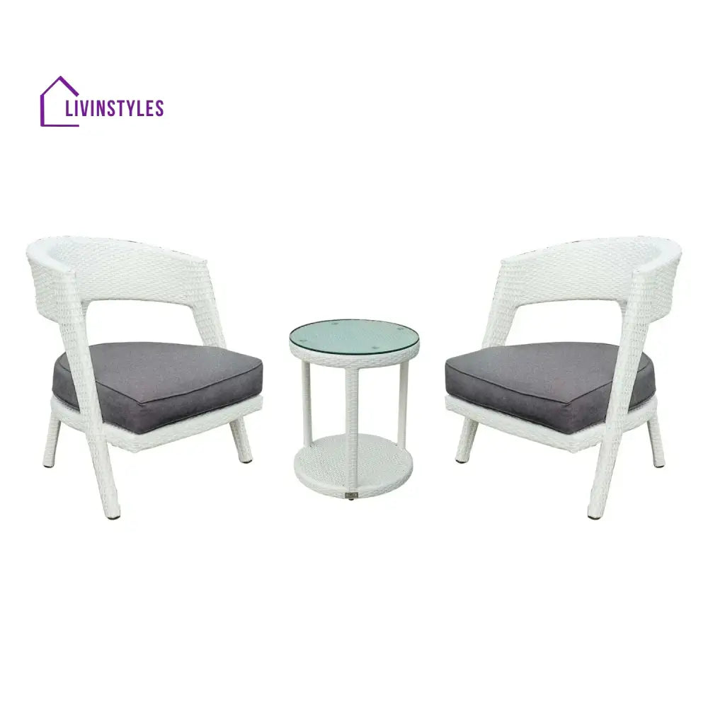Frieda Outdoor Rattan Wicker 3-Piece Patio Set - Patio Set