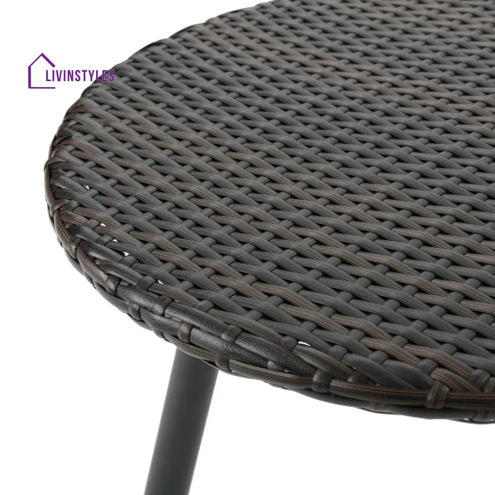 Froe Outdoor Patio Seating Set 2 Chairs and 1 Table Set (Brown) - Coffee Table Sets