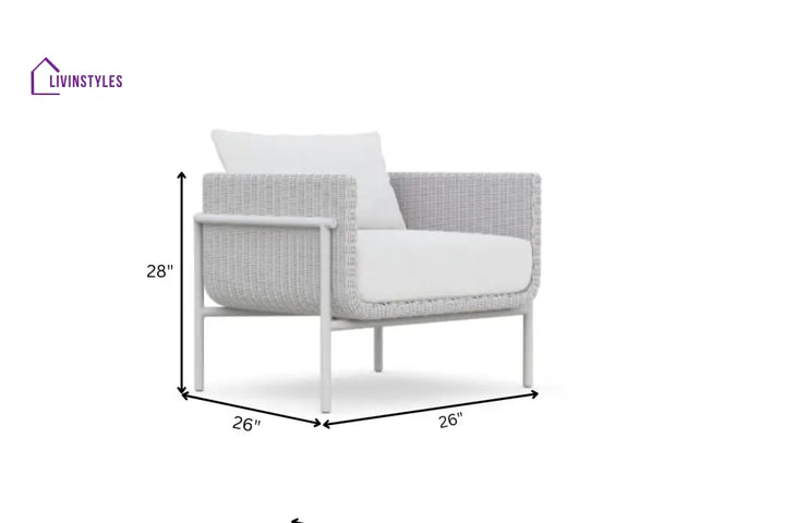 Frolov Outdoor Garden Balcony Sofa Set 2 Seater 2 Single seater and 1 Center Table With 1 Side Table Set (Tan) - Sofa