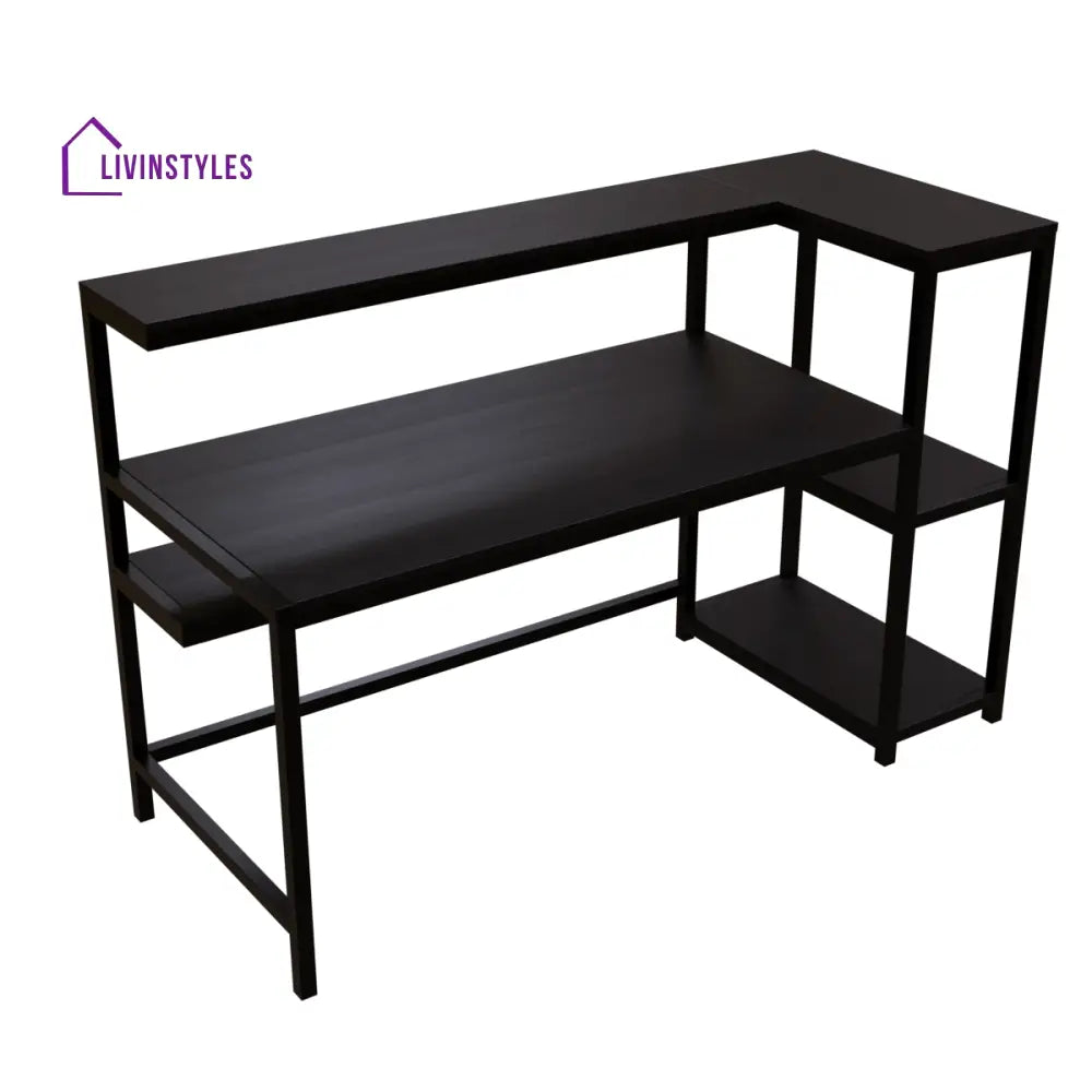 Fronx Computer Table With Open Storage | Computer Table | Study Table for Home - Art & Drafting Tables