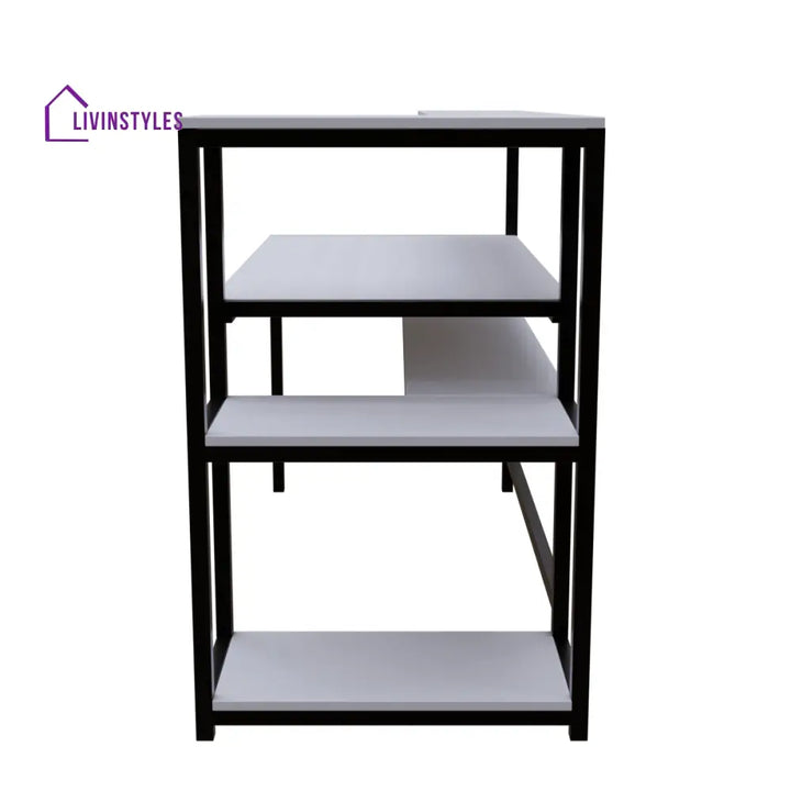 Fronx Computer Table With Open Storage | Computer Table | Study Table for Home - Art & Drafting Tables