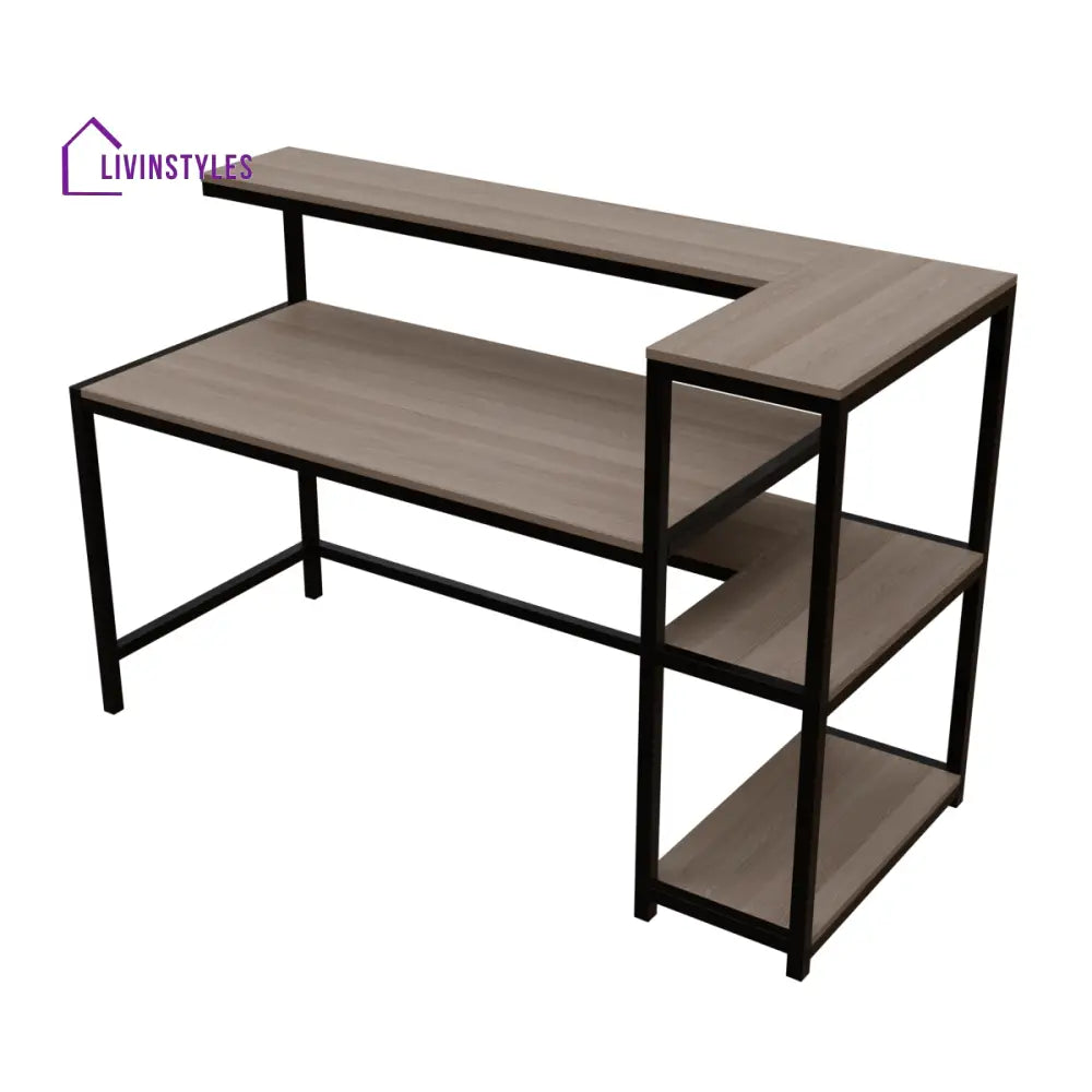 Fronx Computer Table With Open Storage | Computer Table | Study Table for Home - Art & Drafting Tables
