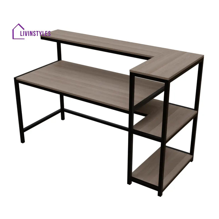 Fronx Computer Table With Open Storage | Computer Table | Study Table for Home - Art & Drafting Tables