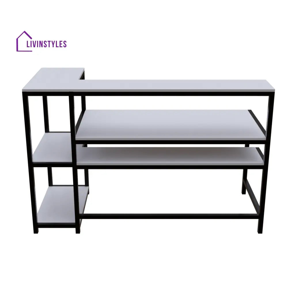 Fronx Computer Table With Open Storage | Computer Table | Study Table for Home - Art & Drafting Tables