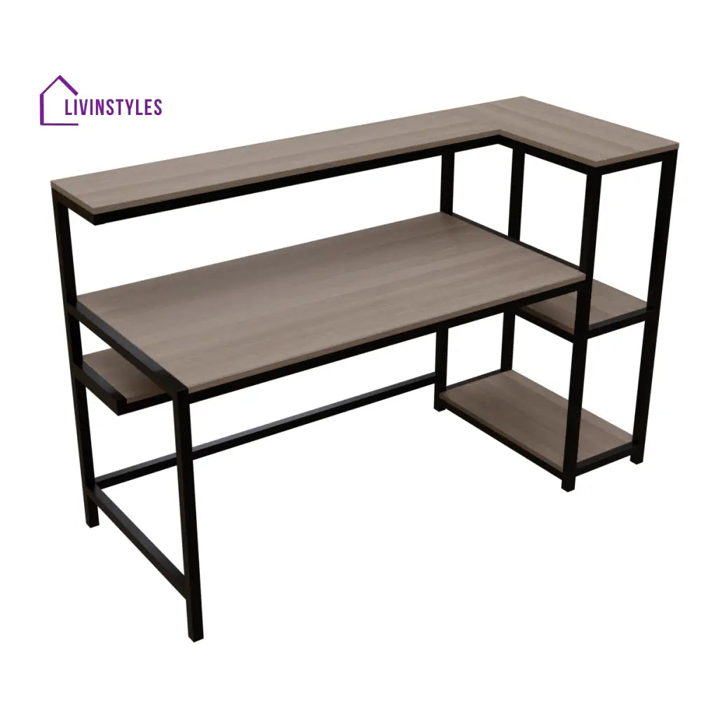 Fronx Computer Table With Open Storage | Computer Table | Study Table for Home - Art & Drafting Tables