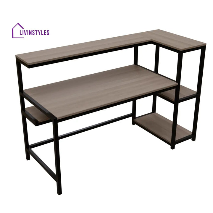 Fronx Computer Table With Open Storage | Computer Table | Study Table for Home - Art & Drafting Tables