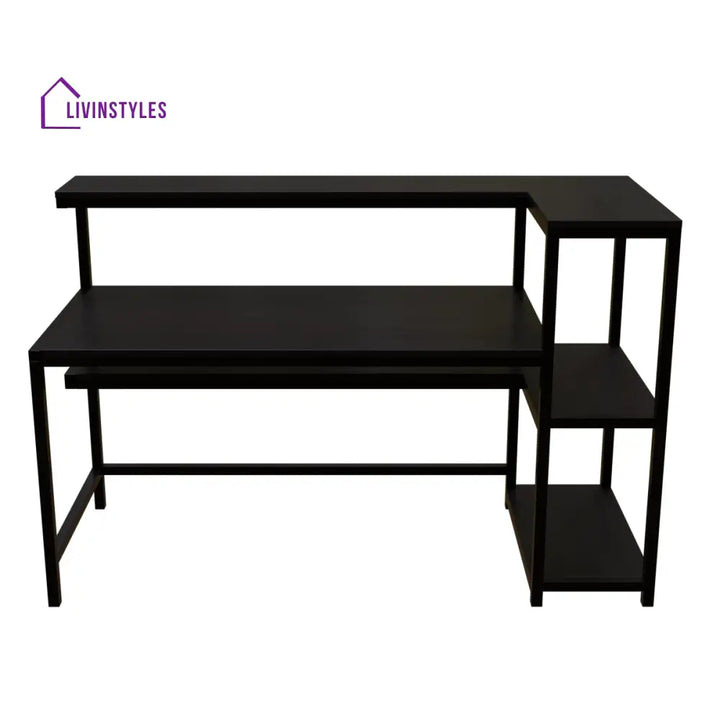 Fronx Computer Table With Open Storage | Computer Table | Study Table for Home - Art & Drafting Tables