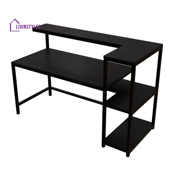 Fronx Computer Table With Open Storage | Computer Table | Study Table for Home - Art & Drafting Tables