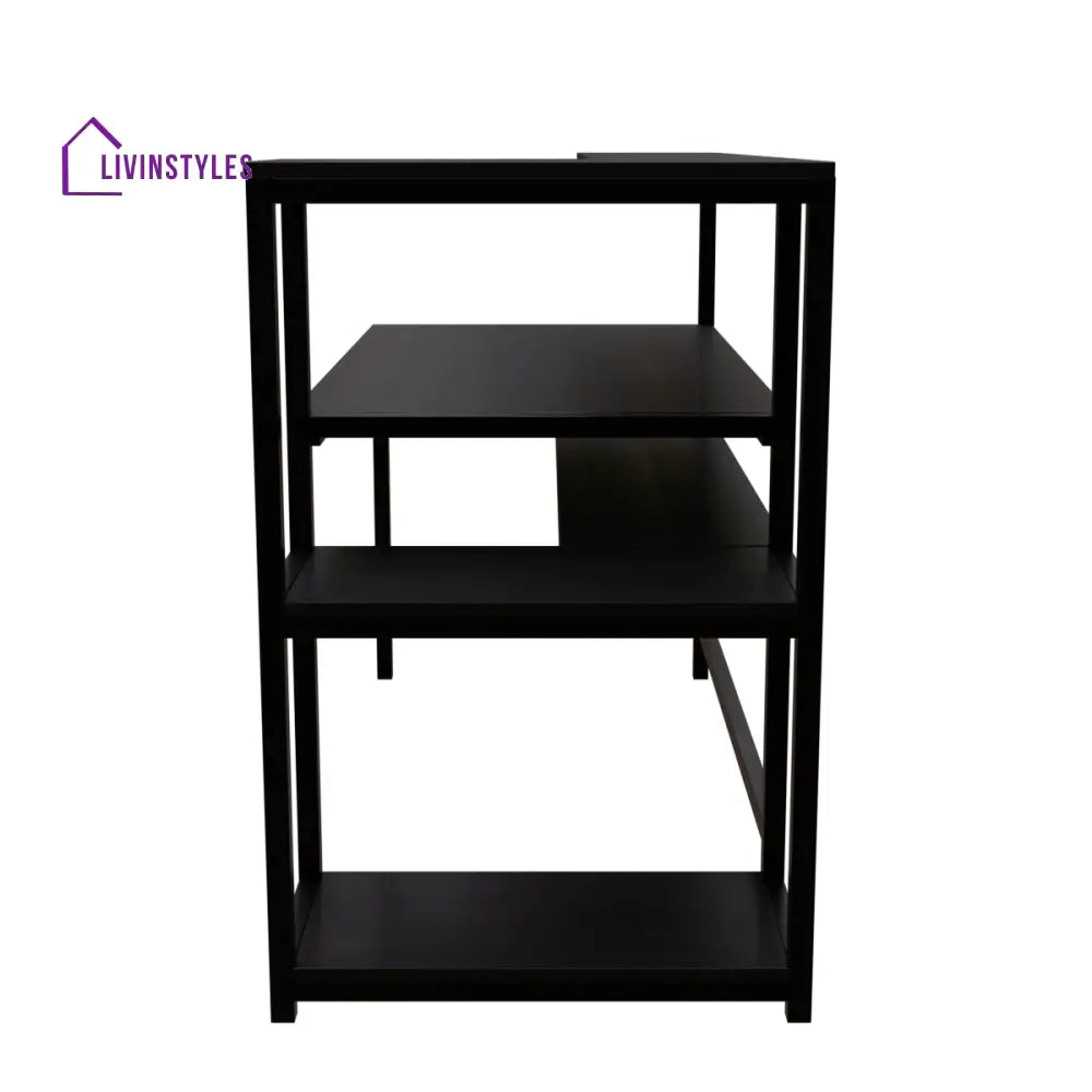 Fronx Computer Table With Open Storage | Computer Table | Study Table for Home - Art & Drafting Tables