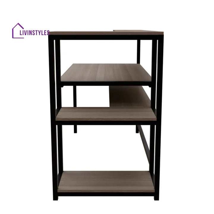 Fronx Computer Table With Open Storage | Computer Table | Study Table for Home - Art & Drafting Tables
