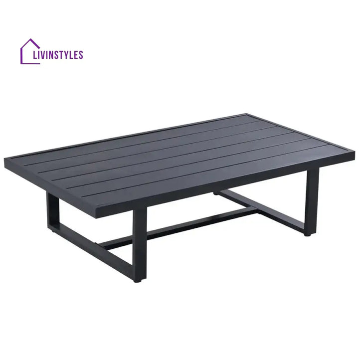 Furni Outdoor Sofa Set 3 Seater 2 Single seater and 1 Center Table Set (Grey) Braided & Rope - Sofa Sets