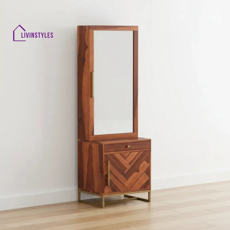 Gabriela Sheesham Wood dressing table with storage