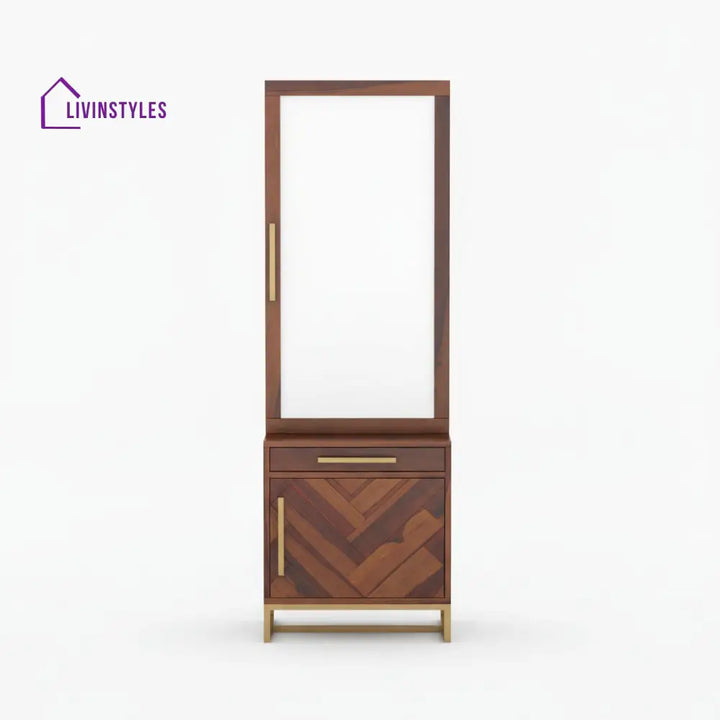 Gabriela Sheesham Wood dressing table with storage WALNUT