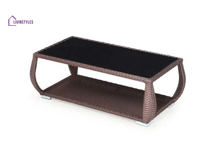 Gabriella Outdoor Sofa Set 2 Seater 2 Single seater 2 Side table and 1 Center Table (Brown) - Sofa Sets
