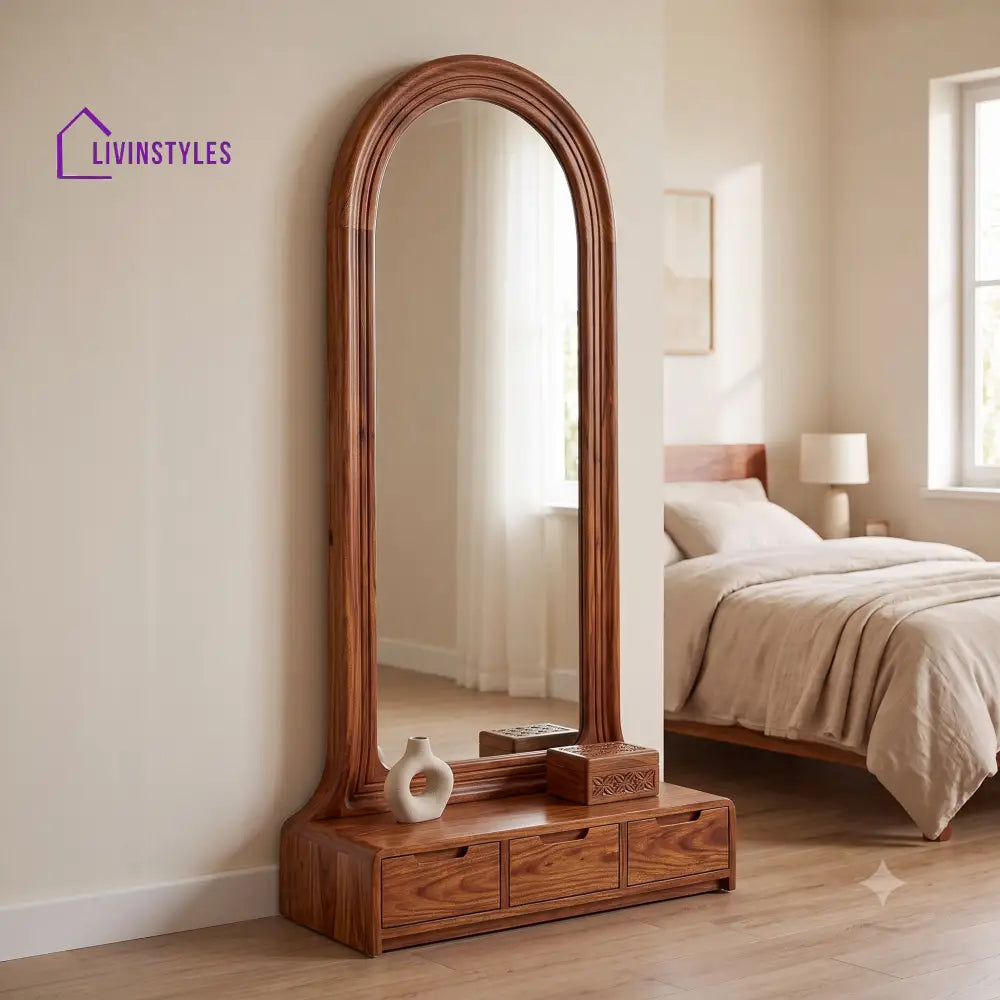 Gabrielle Premium Solid Wood Dressing Table for Bedroom | New Designer Dressing Unit