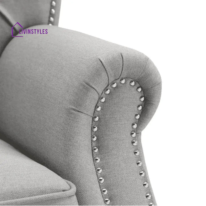 Galina 3 Seater Sofa in Grey Colour