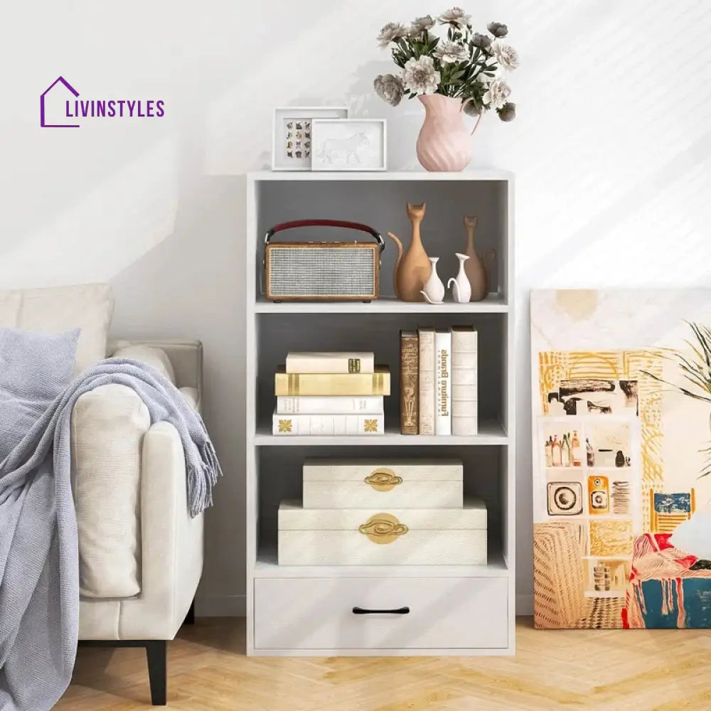 Galina Engineered Wood Bookshelves | Bookshelf for Living Room | Bedroom | Drawing Room | Study Room