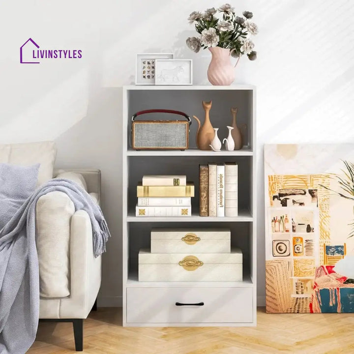 Galina Engineered Wood Bookshelves | Bookshelf for Living Room | Bedroom | Drawing Room | Study Room