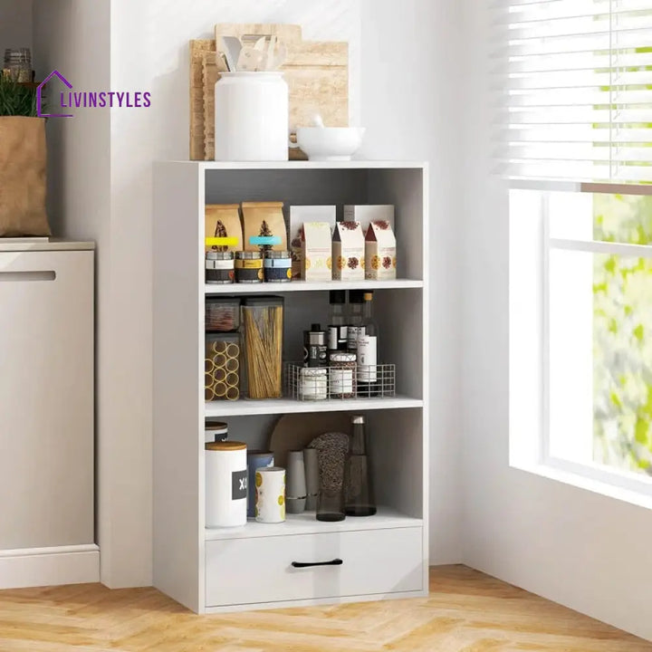 Galina Engineered Wood Bookshelves | Bookshelf for Living Room | Bedroom | Drawing Room | Study Room