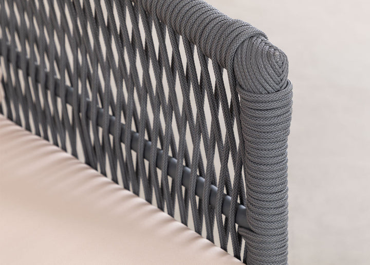 Bilbao Outdoor Sofa Set 2 Seater, 2 Single seater Set Braided & Rope