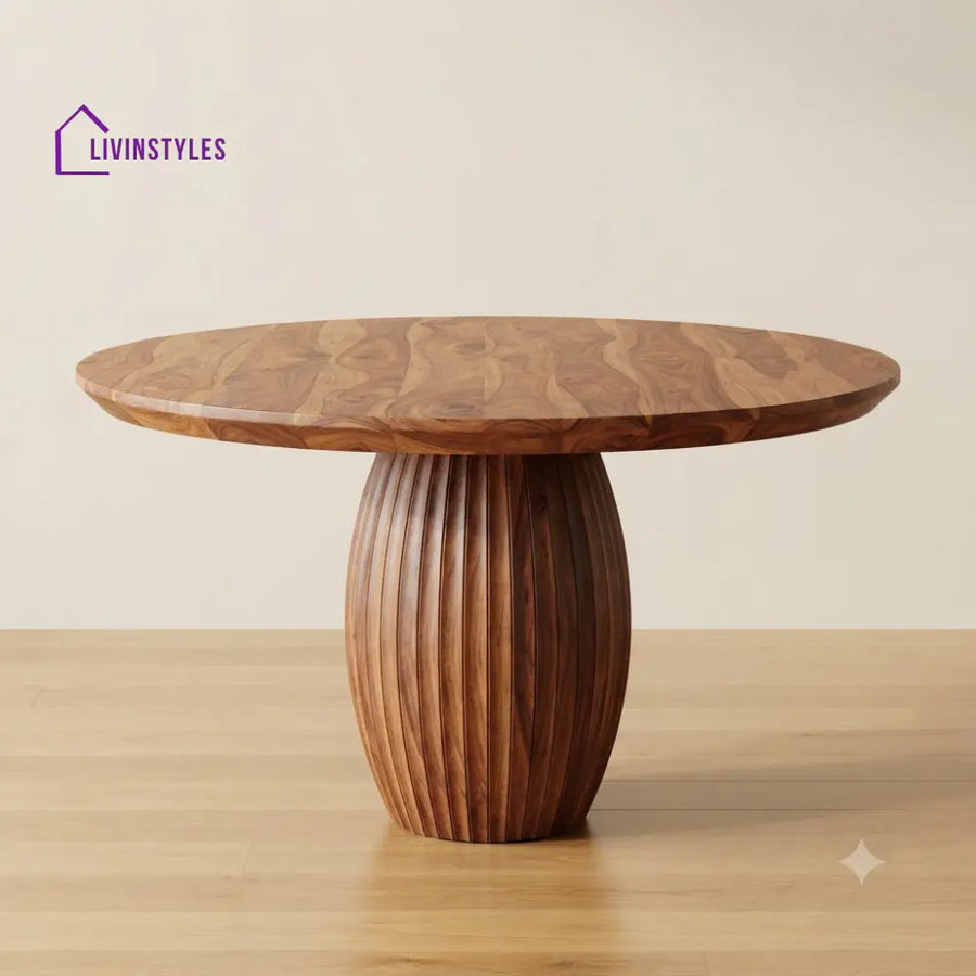 Gargee Wooden Round Dining Table