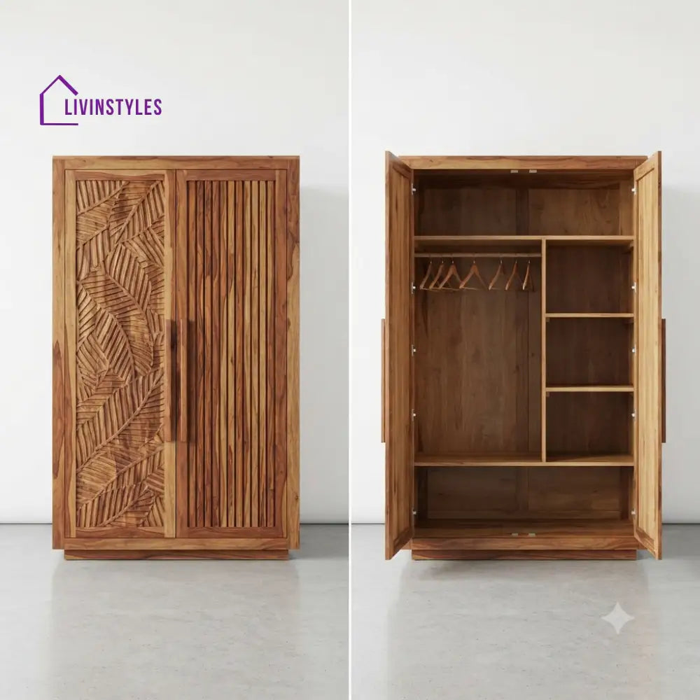 Gargee Wooden Wardrobe for Clothes | Cupboard for Clothes
