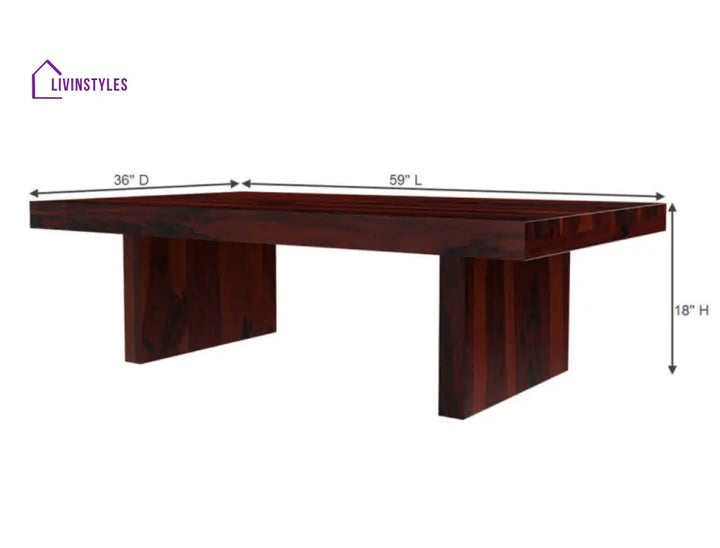 Garima Solid Wood Coffee Table For Living Room