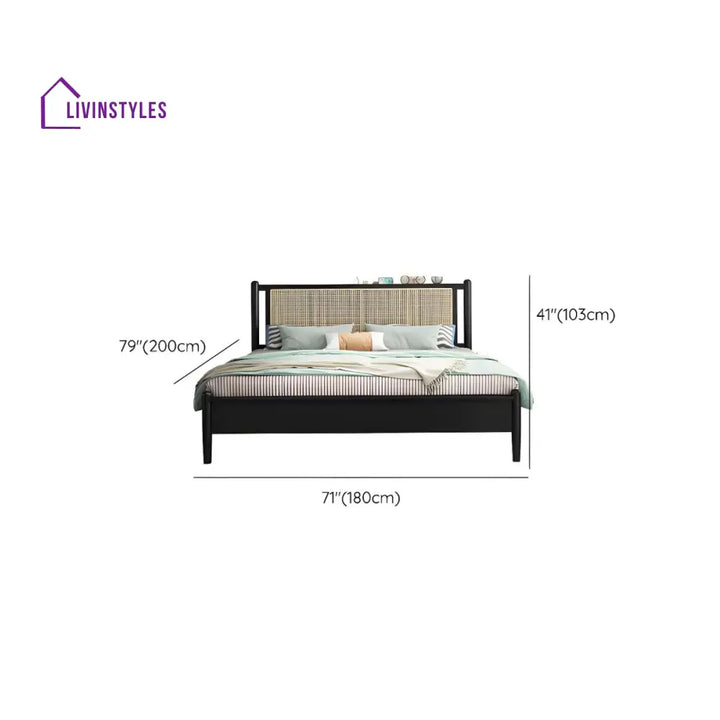 Gatik Solid Wood Bed Without Storage
