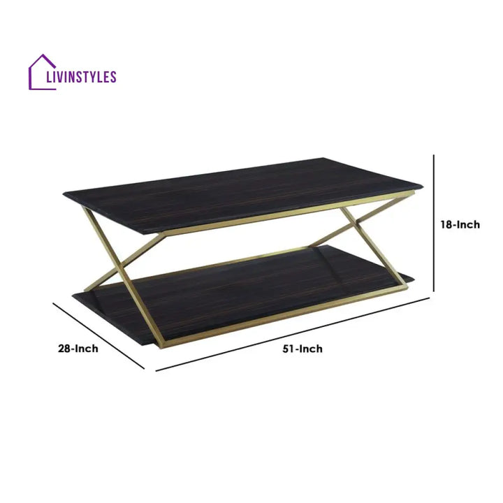 Gaurav Metal Coffee Table For Living Room