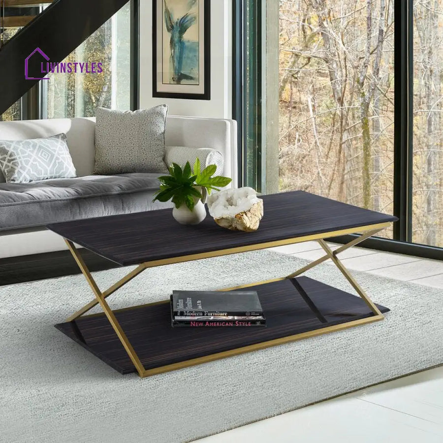 Gaurav Metal Coffee Table For Living Room