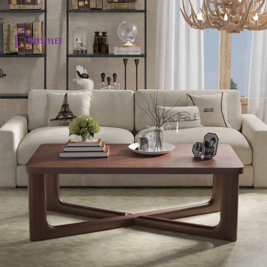 Gaurav Solid Wood Coffee Table For Living Room