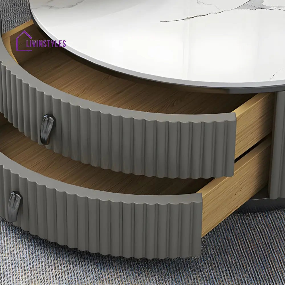 Gaurav Stainless Steel Frame Coffee Table for Living Room