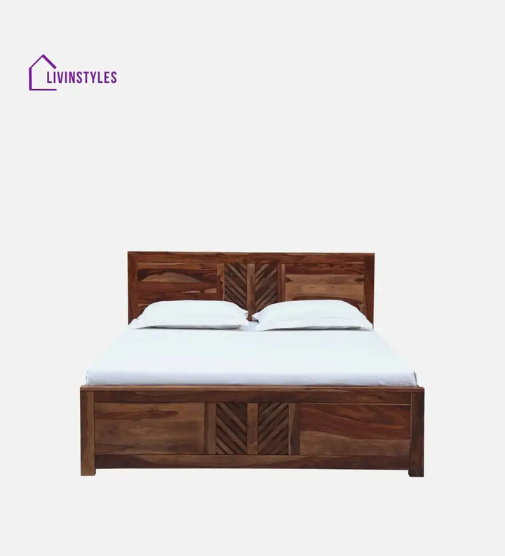 Elista Solid Sheesham Wood Beds Bed without storage