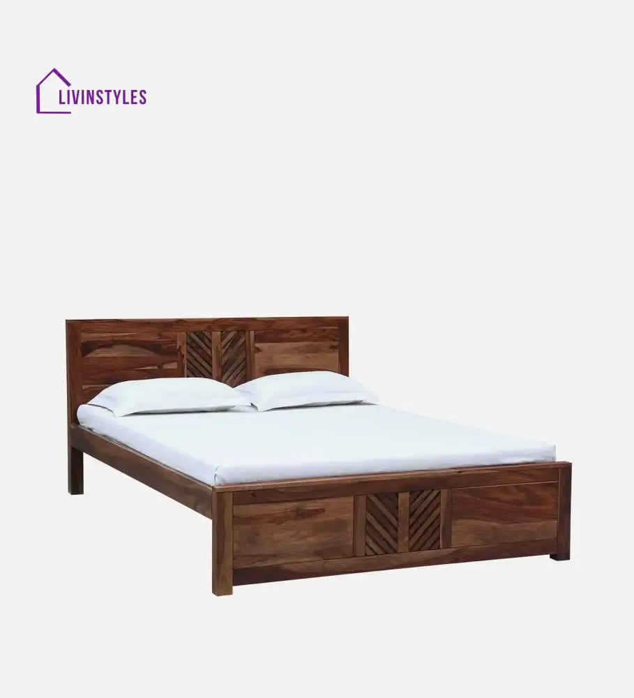 Elista Solid Sheesham Wood Beds Bed without storage