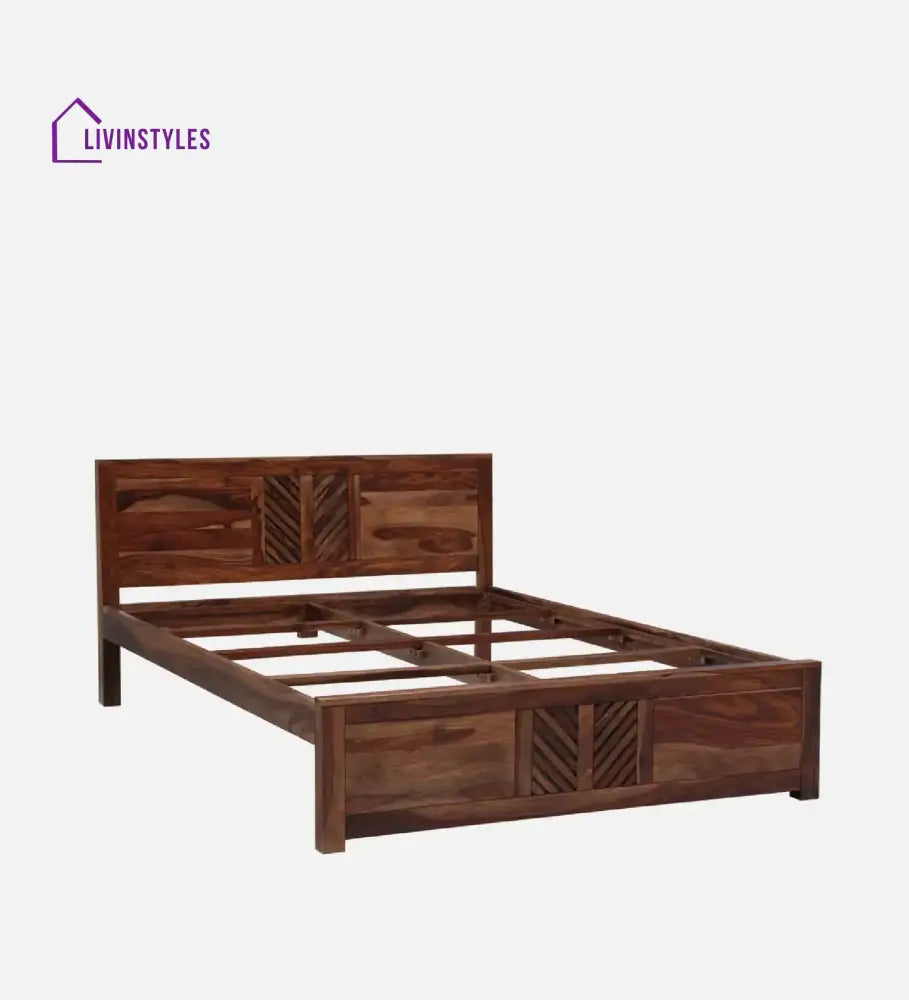 Elista Solid Sheesham Wood Beds Bed without storage