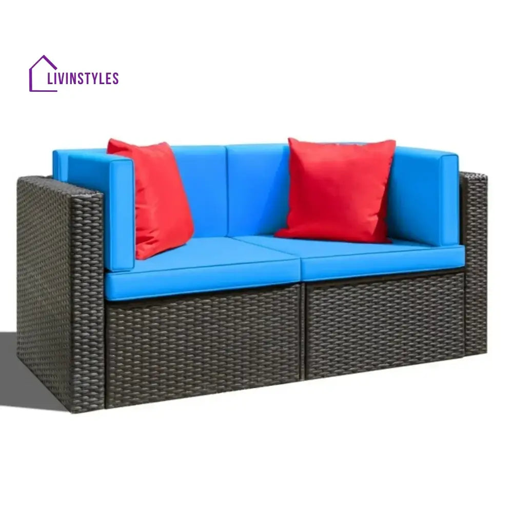 Gaurika Outdoor All-Weather Rattan Wicker Single Seater Sofa - Sofa Set