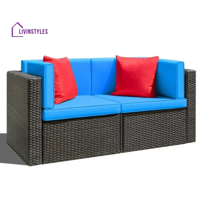 Gaurika Outdoor All-Weather Rattan Wicker Single Seater Sofa - Sofa Set