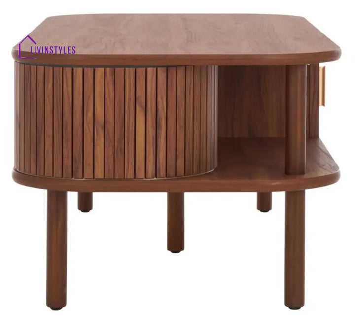 Gavriil Wooden Storage Centre Table | Wooden Coffee Table for Living Room Centre Tables