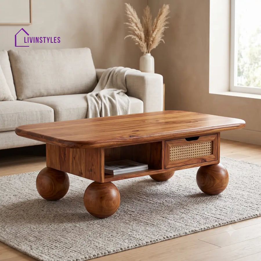 Gayathri Premium Solid Wood Coffee Table for Living Room Online