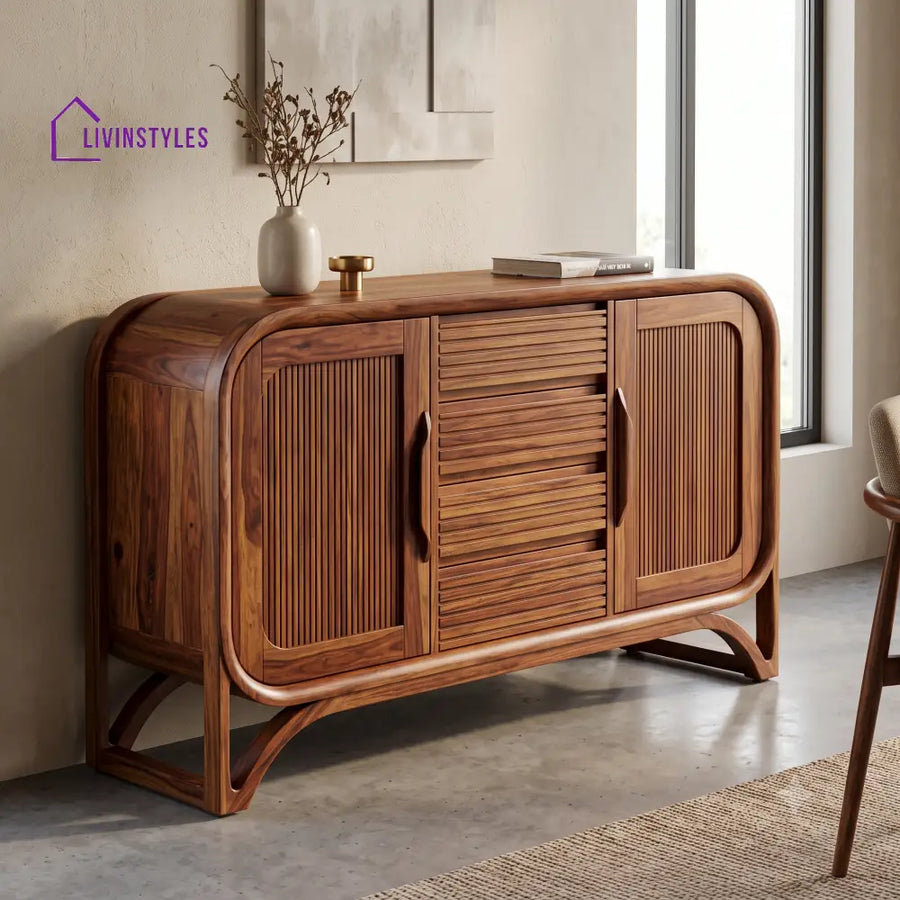 Gayathri Premium Wooden Sideboard and Cabinet for Living Room
